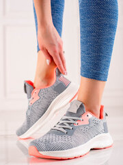 Shelovet pelēki šņorējamie sporta apavi sievietēm cena un informācija | Sporta apavi sievietēm | 220.lv