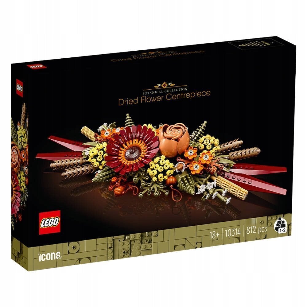10314 LEGO® Icons kaltētu ziedu dekors цена и информация | Konstruktori | 220.lv