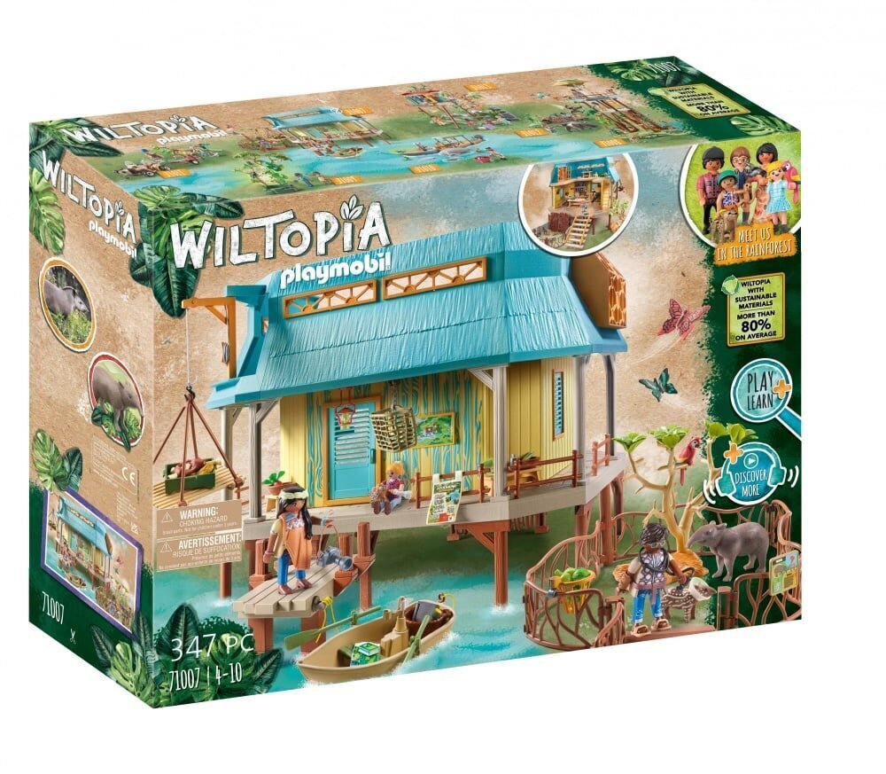 71007 PLAYMOBIL® Wiltopia, Dzīvnieku kopšanas stacija цена и информация | Konstruktori | 220.lv