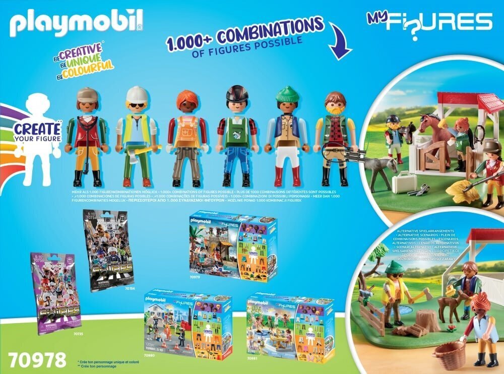 70978 PLAYMOBIL® My Figures, Zirgu rančo cena un informācija | Konstruktori | 220.lv