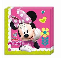 Papīra salvetes "Minnie Happy Helpers", 33 x 33 cm, 20 gab 87864 cena un informācija | Vienreizējie trauki | 220.lv