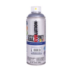 Ūdens bāzes akrila aerosola krāsa alumīnija RAL 9006 PintyPlus Evolution 400ml cena un informācija | Krāsas | 220.lv
