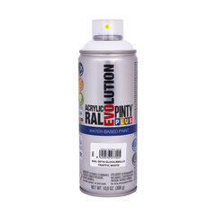 Ūdens bāzes akrila aerosola krāsa balta RAL 9016 PintyPlus Evolution 400ml cena un informācija | Krāsas | 220.lv