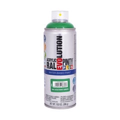Ūdens bāzes akrila aerosola krāsa zaļa RAL 6029 PintyPlus Evolution 400ml cena un informācija | Krāsas | 220.lv