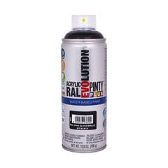 Ūdens bāzes akrila aerosola krāsa melna RAL 9005 PintyPlus Evolution 400ml цена и информация | Краска | 220.lv