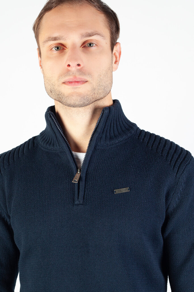 Džemperis AERONAUTICAL BRAXTONARMYBLUE-S cena un informācija | Vīriešu džemperi | 220.lv
