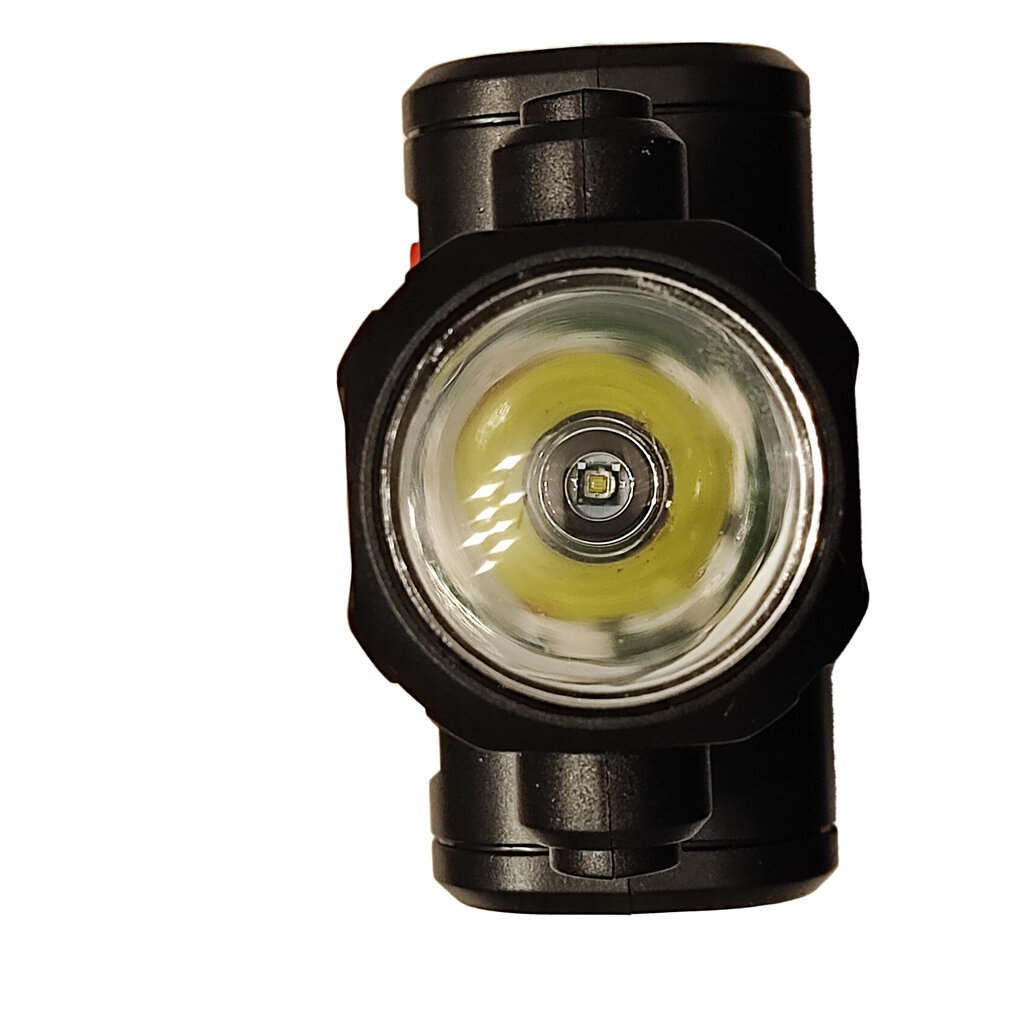 Priekšējo lukturu lukturītis LED un COB priekšējais lukturis, kas rotē īpaši spēcīgi cena un informācija | Lukturi | 220.lv