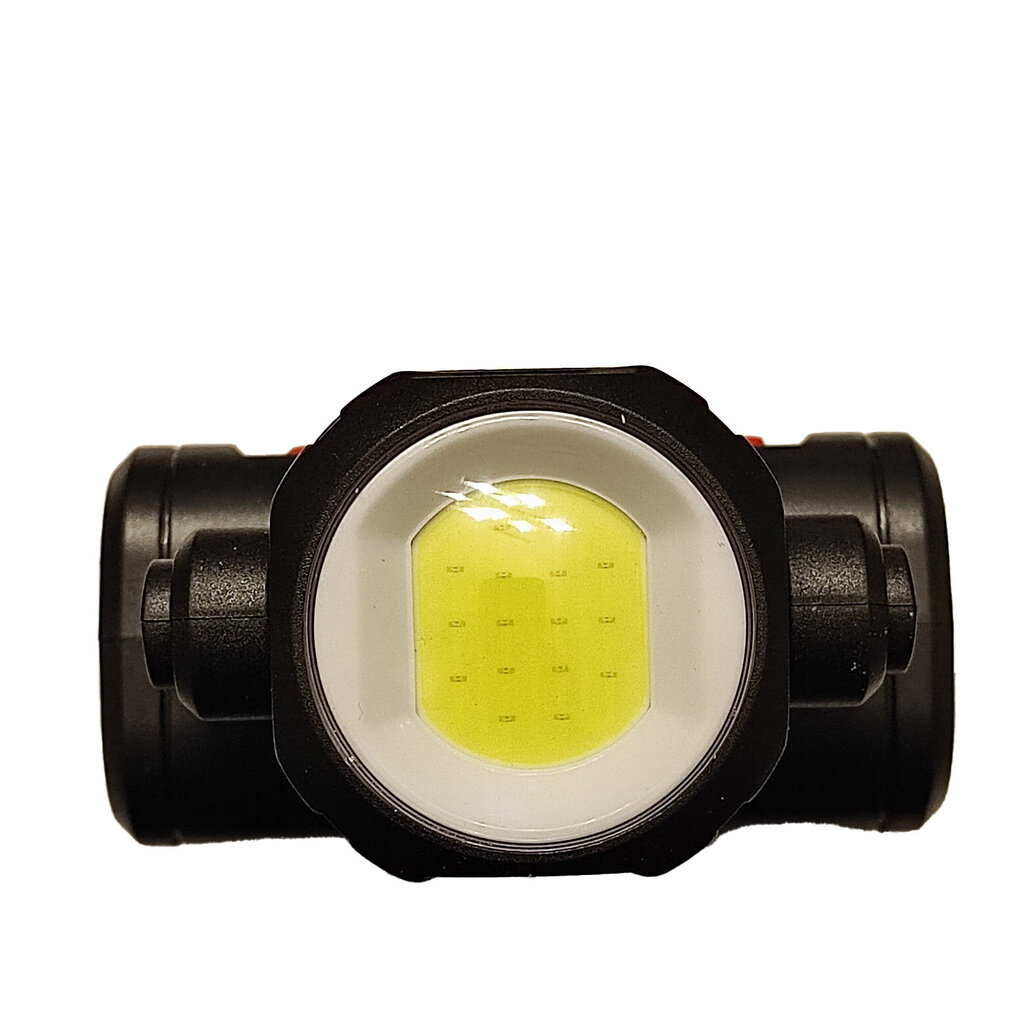 Priekšējo lukturu lukturītis LED un COB priekšējais lukturis, kas rotē īpaši spēcīgi cena un informācija | Lukturi | 220.lv