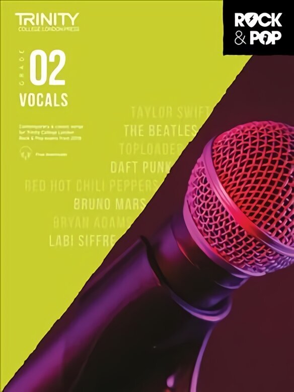 Trinity College London Rock & Pop 2018 Vocals Grade 2 цена и информация | Mākslas grāmatas | 220.lv