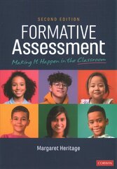 Formative Assessment: Making It Happen in the Classroom 2nd Revised edition цена и информация | Книги по социальным наукам | 220.lv