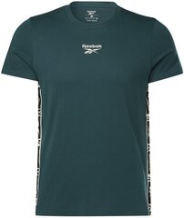 Мужская футболка Reebok Ri Tape Tee Green HJ7836 HJ7836/M цена и информация | Мужские футболки | 220.lv