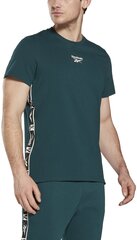 Мужская футболка Reebok Ri Tape Tee Green HJ7836 HJ7836/M цена и информация | Мужские футболки | 220.lv