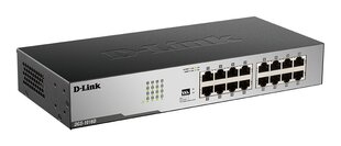 D-Link 16 nepārvaldīts darbvirsmas slēdzis DGS-1016D cena un informācija | Komutatori (Switch) | 220.lv