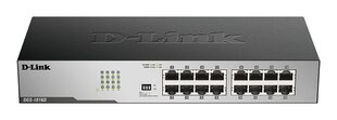 D-Link 16 nepārvaldīts darbvirsmas slēdzis DGS-1016D cena un informācija | Komutatori (Switch) | 220.lv