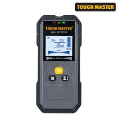 Digitālais sienas skeneris, Metāla, koka, vadu detektors TOUGH MASTER® TM-WD100 цена и информация | Механические инструменты | 220.lv