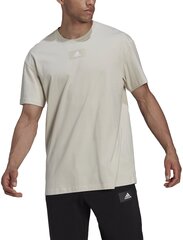 Мужская футболка Adidas M Fv Tee Beige HK2856 HK2856/L цена и информация | Мужские футболки | 220.lv