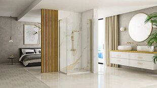 Dušas kabīne REA Hugo Gold Brushed, 80x80,90 cm цена и информация | Душевые кабины | 220.lv