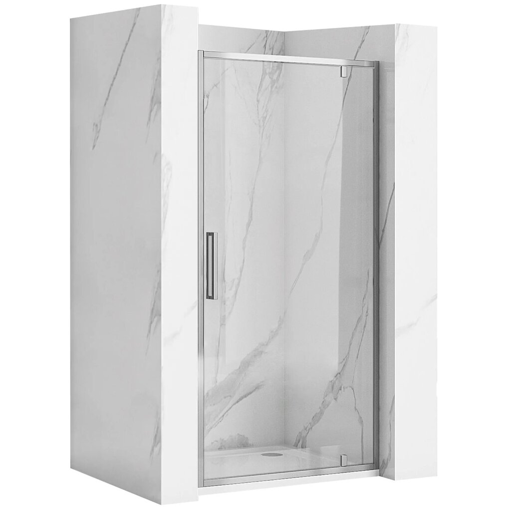 Dušas durvis REA Rapid Swing Chrome, 90cm, 100cm цена и информация | Dušas durvis, dušas sienas | 220.lv
