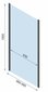 Dušas kabīne REA Rapid Slide Chrome, 150x80,90,100 cm цена и информация | Dušas kabīnes | 220.lv