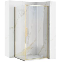 Dušas kabīne REA Rapid Slide Gold, 150x80,90,100 cm цена и информация | Душевые кабины | 220.lv