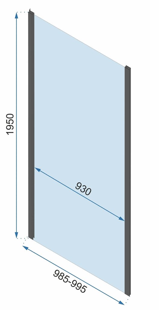 Dušas kabīne REA Rapid Slide Gold, 150x80,90,100 cm цена и информация | Dušas kabīnes | 220.lv