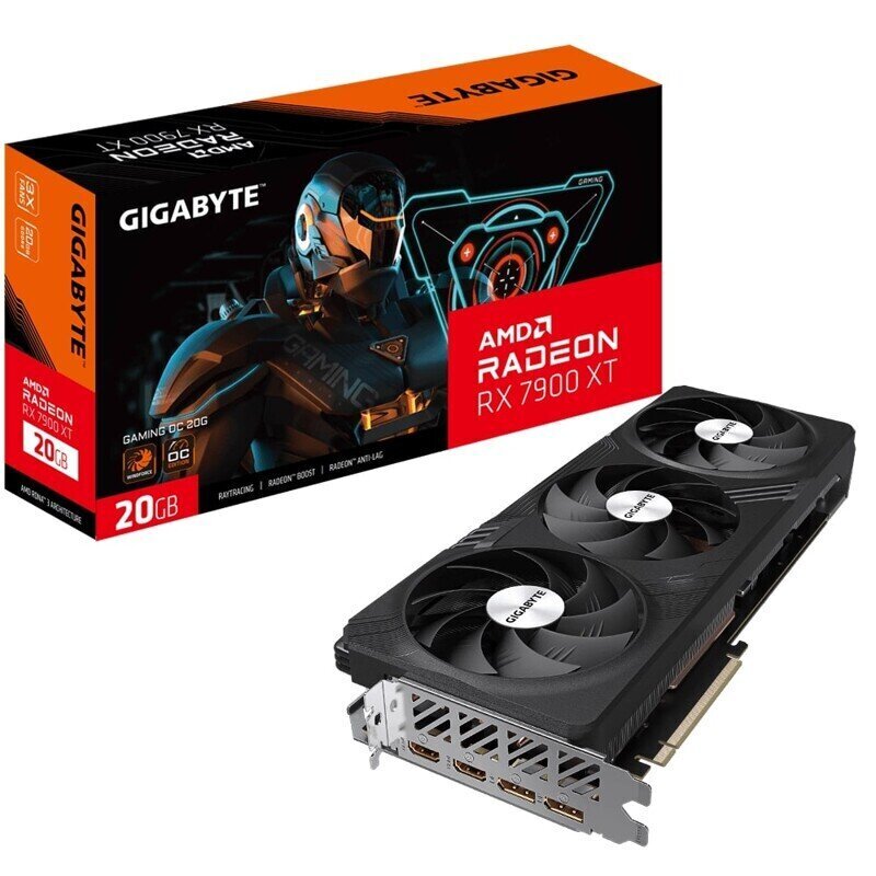 Gigabyte Radeon RX 7900 XT GAMING OC 20G (GV-R79XTGAMING OC-20GD) цена и информация | Videokartes (GPU) | 220.lv