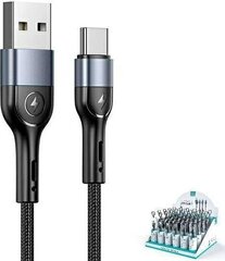 Usams USB-A - USB-C 1 m (SJ449ZJ01) cena un informācija | Savienotājkabeļi | 220.lv