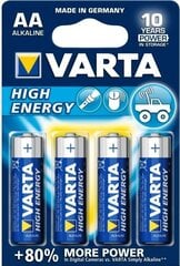 Varta High Energy AA / R6 4 штуки цена и информация | Батерейки | 220.lv