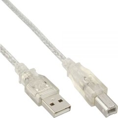 InLine USB-A - USB-B 0.5 м (34505T) цена и информация | Кабели для телефонов | 220.lv