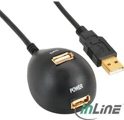 InLine USB-A - USB-A 2 m (34652) cena un informācija | Adapteri un USB centrmezgli | 220.lv