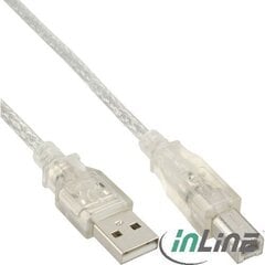 InLine USB-A - USB-B 7 м (34557T) цена и информация | Кабели для телефонов | 220.lv