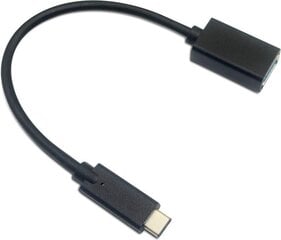 Sandberg USB-C - USB-A 0.1 m (136-05) cena un informācija | Savienotājkabeļi | 220.lv