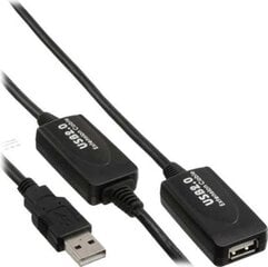 InLine USB-A - USB-A 25 m (34614I) cena un informācija | Adapteri un USB centrmezgli | 220.lv