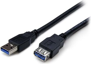 StarTech USB-A - USB-A 2 m (USB3SEXT2MBK) cena un informācija | Savienotājkabeļi | 220.lv