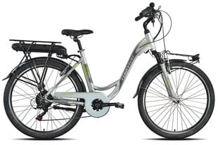Elektriskais velosipēds Torpado Afrodite T255A, sudraba krāsas cena un informācija | Elektrovelosipēdi | 220.lv