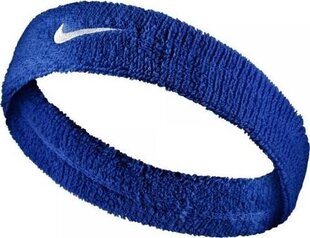Oбодок Nike Swoosh Headband Blue NNN07 402 цена и информация | Спортивная одежда для женщин | 220.lv
