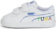 Puma Apavi Smash v2 Home School White 386201 02 386201 02/9K cena un informācija | Sporta apavi bērniem | 220.lv