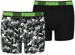 Hижнее белье Puma Boys Logo Aop Green Black 935289 01 935289 01/152 цена и информация | Нижнее белье для мальчиков | 220.lv