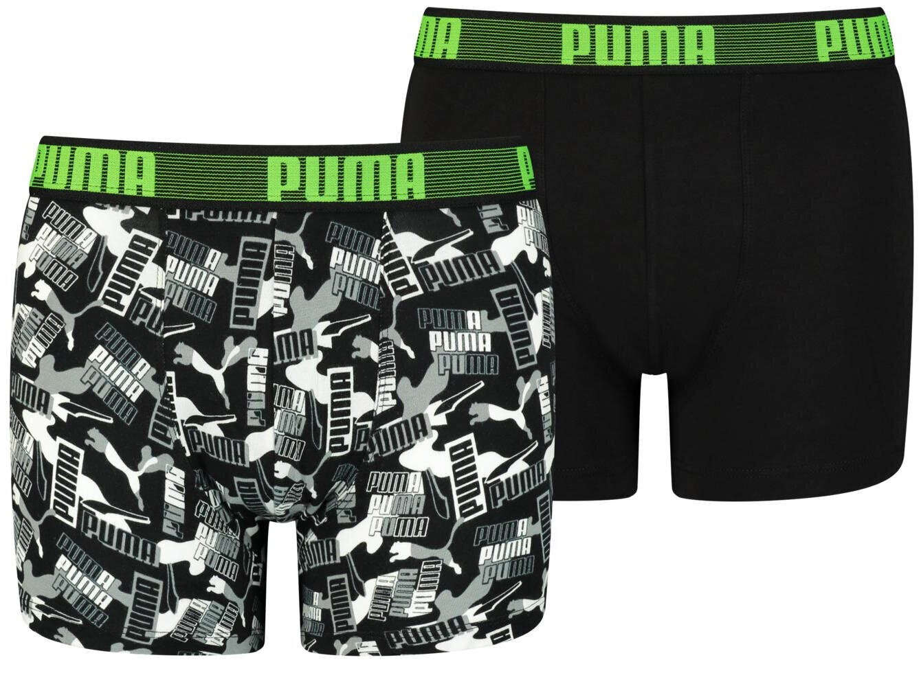 Puma Trikotāžas Apakšveļa Boys Logo Aop Green Black 935289 01 935289 01/152 cena un informācija | Zēnu apakšveļa | 220.lv