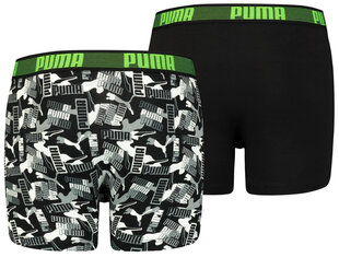 Hижнее белье Puma Boys Logo Aop Green Black 935289 01 935289 01/152 цена и информация | Нижнее белье для мальчиков | 220.lv