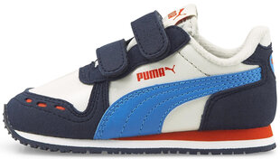 Детские кеды Puma Cabana Racer Sl V Inf Nimbus White Blue Red 351980 93 351980 93/9K цена и информация | Детская спортивная обувь | 220.lv