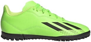 Adidas Apavi X Speedportal. 4 Tf J Green GW8509 GW8509/3.5 cena un informācija | Sporta apavi bērniem | 220.lv