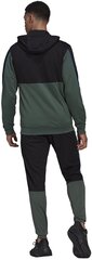 Мужской спортивный костюм Adidas Mts Rib Aerorea Black Green HK4462 HK4462/S цена и информация | Мужская спортивная одежда | 220.lv