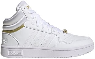 Женские кеды Adidas Hoops 3.0 Mid White GY4752 GY4752/5 цена и информация | Спортивная обувь, кроссовки для женщин | 220.lv