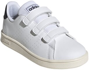 Детские кеды Adidas Advantage Cf C White GW6493 GW6493/2.5 цена и информация | Стильные кеды для детей | 220.lv