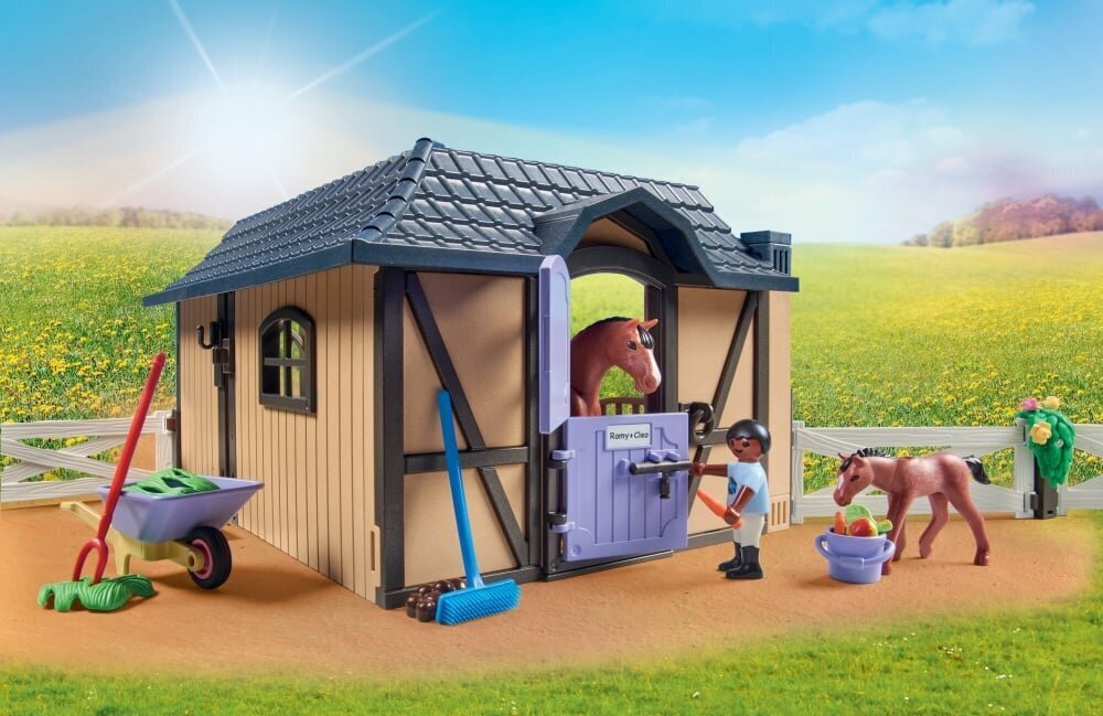 71238 PLAYMOBIL® Country, Lauku jāšanas stallis cena un informācija | Konstruktori | 220.lv