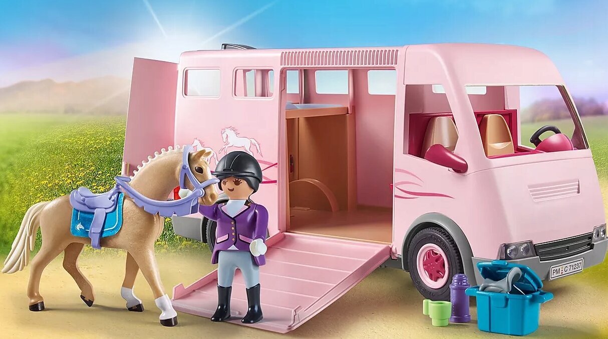 71237 PLAYMOBIL® Country, Грузовик для перевозки лошадей цена | 220.lv