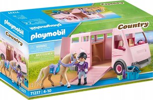 71237 PLAYMOBIL® Country, Грузовик для перевозки лошадей цена и информация | Конструкторы и кубики | 220.lv