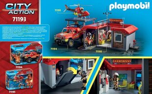 71193 PLAYMOBIL® City Action, Pārnēsājams ugunsdzēsēju depo цена и информация | Конструкторы и кубики | 220.lv