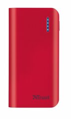 POWER BANK USB 4400MAH PORTAB./RED PRIMO 21226 TRUST цена и информация | Зарядные устройства Power bank | 220.lv